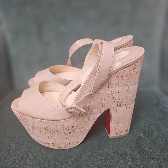 Christian Louboutin Dombasle Heels Size 38.5 - Picture 2 of 11